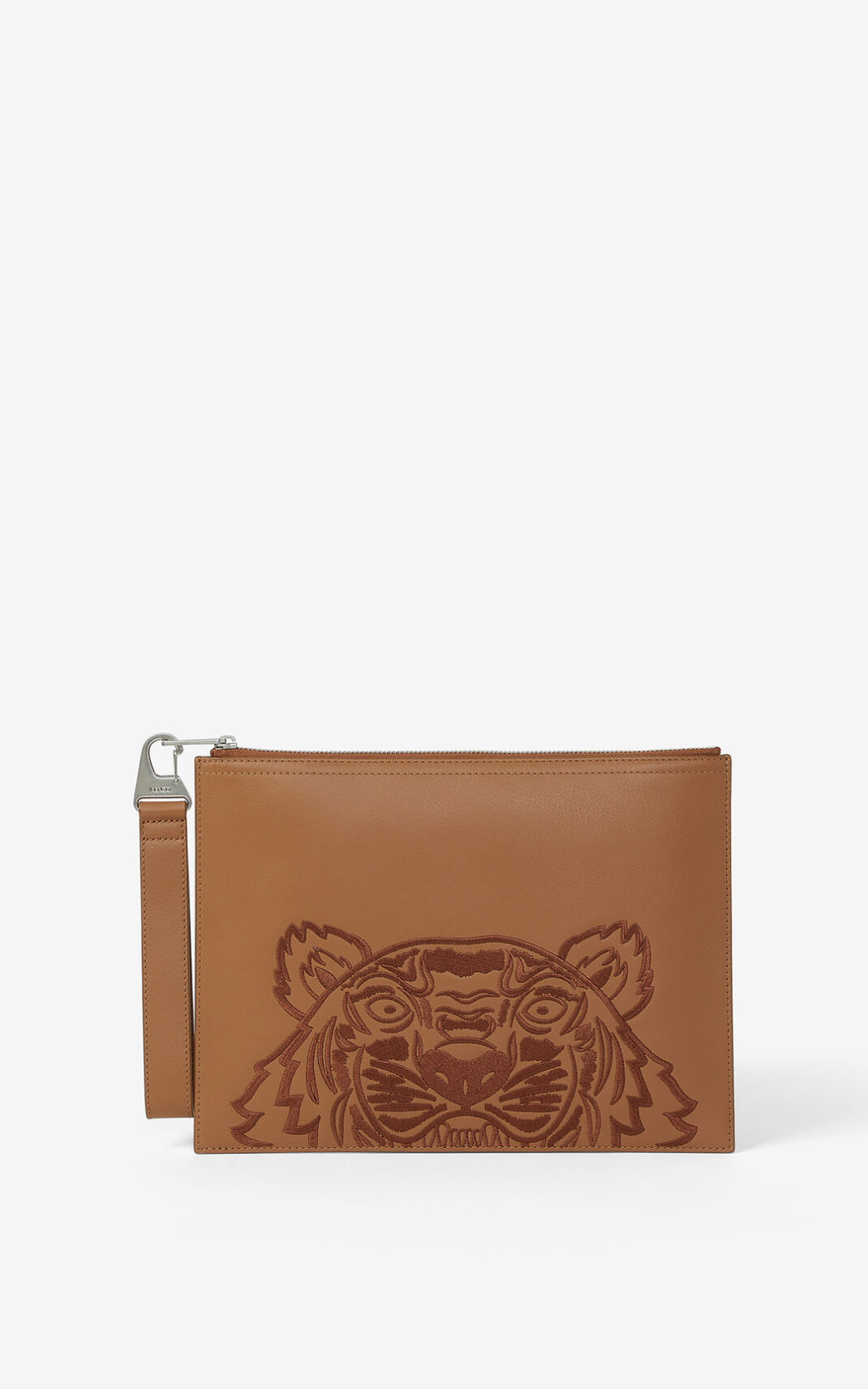 Kenzo Kampus Tiger large grained Bőr Party Táska Női Barna | ID.366707